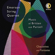 ブリテン、ベンジャミン（1913-1976）/String Quartet 2 3 ： Emerson Sq +purcell： Chacony Fantasias