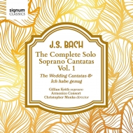 Хåϡ1685-1750/Complete Solo Soprano Cantatas Vol.1( 82 202 210 ) G. keith(S) C. monks / Armonico