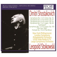 Symphonies Nos.1, 5, 6, 7, 11, 14, etc : Stokowski / Nyp, Lso, Philadelphia O, Moscow Rso (1942-64)(4CD)