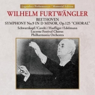 Symphony No.9 : Wilhelm Furtwangler / Philharmonia, Schwarzkopf, Cavelti, Haefliger, Edelmann (1954 Lucerne)(UHQCD)