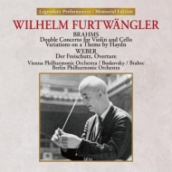 ֥顼ॹ1833-1897/Double Concerto Boskovsky(Vn) Brabec(Vc) Furtwangler / Vpo +haydn Variations Webe