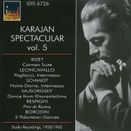 　オムニバス（管弦楽）/Karajan / Po： Spectacular-bozet Leoncavallo F. schmidt Mussorgsky Respighi Borodin
