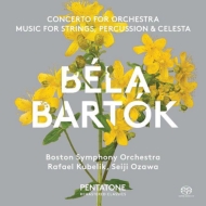 バルトーク (1881-1945)/Concerto For Orchestra Music For Strings Percussion ＆ Celesta： Kubelik / Ozawa /