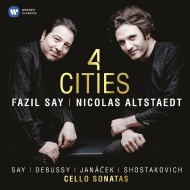 *˥Х*/4 Cities-f. say Debussy Janacek Shostakovich Altstaedt(Vc) Fazil Say(P)
