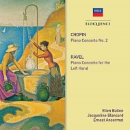 ショパン (1810-1849)/Piano Concerto 2 ： Ballon(P) Ansermet / Lso +ravel： Concerto For Left Hand： Blanc