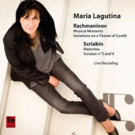 ラフマニノフ、セルゲイ（1873-1943）/Corelli Variations Moments Musicaux： Lagutina +scriabin： Piano Sonata 5 9
