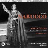 ヴェルディ（1813-1901）/Nabucco： Gui / Teatro San Carlo Bechi Callas Sinimberghi Neroni