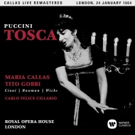 プッチーニ (1858-1924)/Tosca： Cillario / Royal Opera House Callas Cioni Gobbi