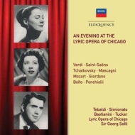 Opera Classical/An Evening At The Lyric Opera Of Chicago Solti / Chicago Lyric Opera Tebaldi Simion