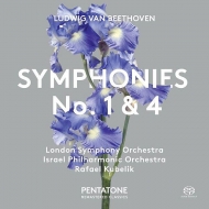 Symphonies Nos.1, 4 : Rafael Kubelik / London Symphony Orchestra, Israel Philharmonic (Hybrid)