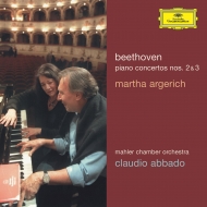 ١ȡ1770-1827/Piano Concerto 2 3  Argerich(P) Abbado / Mahler Co