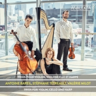 ˥Хʼڡ/Trios For Violin Cello  Harp Bareil(Vn) Tetreault(Vc) Milot(Hp)