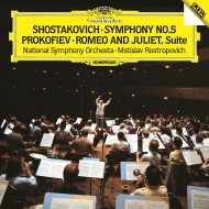 祹1906-1975/Sym 5  Rostropovich / National So (1982) +prokofiev