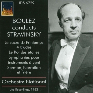 ストラヴィンスキー（1882-1971）/Le Sacre Du Printemps Symphony For Wind Instruments Tec： Boulez / French Nati