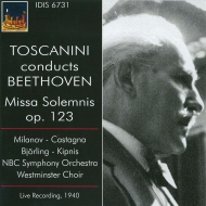 Missa Solemnis: Toscanini / Nbc So Milanov Castagna Bjorling A.kipnis (1940)