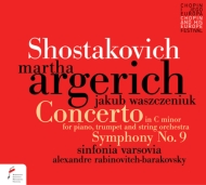 祹1906-1975/Piano Concerto 1 Sym 9  Argerich(P) Waszczeniuk(Tp) Rabinovitch / Sinfonia