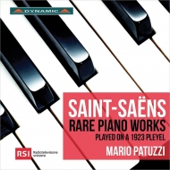 サン＝サーンス (1835-1921)/Rare Piano Works： Patuzzi(P)