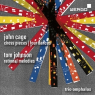 Cage Chess Pieces, Four Dances, Tom Johnson Rational Melodies : Trio Omphalos