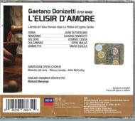ドニゼッティ（1797-1848）/L'elisir D'amore： Bonynge / Eco Sutherland Pavarotti