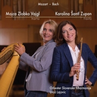 モーツァルト（1756-1791）/Concerto For Flute ＆ Harp： Zupan(Fl) Vajgl(Hp) Lajovic / Slovenian Po +flute Sonat