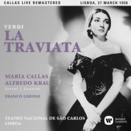 La Traviata : Ghione / Teatro Sao Carlos, Callas, A.Kraus, Sereni, etc (1958 Monaural)(2SACD)(Single Layer)