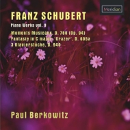 塼٥ȡ1797-1828/Moments Musicaux Graz Fantasy 3 Klavierstucke Berkowitz(P)
