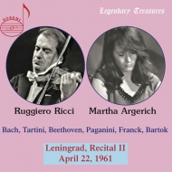 Duo-instruments Classical/Leningrad Recital 1961 Vol.2 Ricci(Vn) Argerich(P)