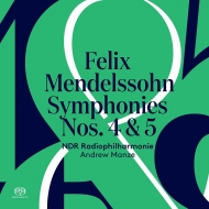 Symphonies Nos.4, 5 : Andrew Manze / Hanover NDR Philharmonic (Hybrid)