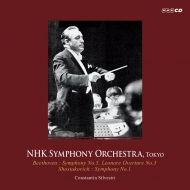 ١ȡ1770-1827/Sym 5  Silvestri / Nhk So +leonore 3 Shostakovich Sym 1 (1964)