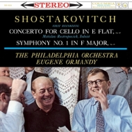 Sym, 1, Cello Concerto, 1, : Ormandy / Philadelphia O Rostropovich(Vc)