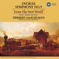 ドヴォルザーク（1841-1904）/Sym 9 ： Karajan / Bpo (1977) +sibelus： Sym 2 (1980)