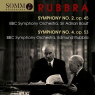 Symphonies Nos.2, 4 : Adrian Boult / Edmund Rubbra / BBC Symphony Orchestra