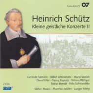 シュッツ(1585-1672)/Kleine Geistliche Konzerte Vol.2： Remy(Organ) Samann Schicketanz Stosiek Etc
