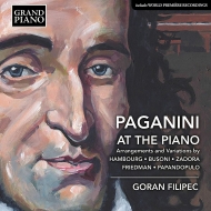 ピアノ作品集/Paganini At The Piano-arrangements ＆ Variations： Filipec(P)
