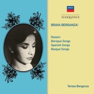 Mezzo-soprano ＆ Alto Collection/Berganza： Brava Berganza!-rossini Baroque Songs Spanish Songs Bas