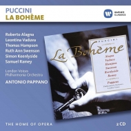 La Boheme : Antonio Pappano / Philharmonia, Alagna, Vaduva, Hampson, Swenson, Keenlyside, Ramey, etc (1995 Stereo)(2CD)