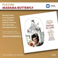 プッチーニ (1858-1924)/Madama Butterfly： Barbirolli / Rome Opera Scott Bergonzi Panerai