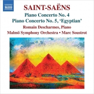 サン＝サーンス (1835-1921)/Piano Concerto 4 5 ： Descharmes(P) Soustrot / Malmo So