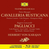 マスカーニ、レオンカヴァッロ/Cavalleria Rusticana / I Pagliacci： Karajan / Teatro Alla Scala Cossotto Bergonzi (+b