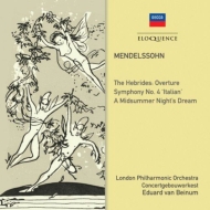 ǥ륹1809-1847/Ein Sommernachtstraum(Slct) Sym 4  Beinum / Concertgebouw O +hebrides Lpo