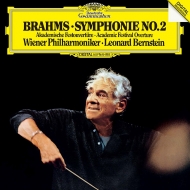 ブラームス（1833-1897）/Sym 2 ： Bernstein / Vpo +academinc Fest Overture (Ltd)