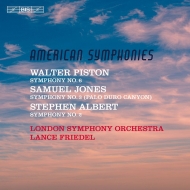 　オムニバス（管弦楽）/American Symphonies-w. piston S. jones S. albert： Friedel / Lso (Hyb)