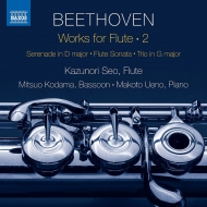 ベートーヴェン（1770-1827）/Works For Flute Vol.2： 瀬尾和紀(Fl) 児玉光生(Fg) 上野真(P)