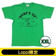 SNOOPY Tシャツ ブライトグリーン(XXL)【Loppi限定】