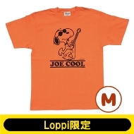 SNOOPY Tシャツ コーラルオレンジ(M)【Loppi限定】