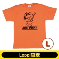 SNOOPY Tシャツ コーラルオレンジ(L)【Loppi限定】