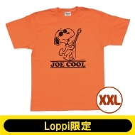 SNOOPY Tシャツ コーラルオレンジ(XXL)【Loppi限定】