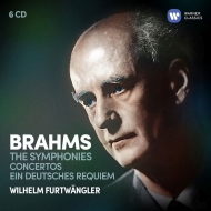交響曲全集、協奏曲集、ドイツ・レクィエム　ヴィルヘルム・フルトヴェングラー＆ウィーン・フィル、ベルリン・フィル、ストックホルム・フィル、他（6CD）