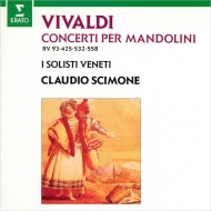 ヴィヴァルディ（1678-1741）/Concertos For Mandolin： Orlandi(Mand) Scimone / I Solisti Veneti (Uhqcd)
