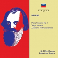 ֥顼ॹ1833-1897/Piano Concerto 1  Curzon(P) Beinum / Concertgebouw O +overtures (1953 1952)